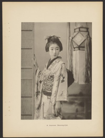 Een Japans dansmeisje door Kazumasa Ogawa