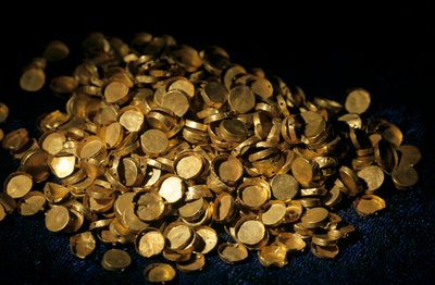 Gouden artefacten van Tillya Tepe vondst, zes graven van Bactrische nomaden; Ontdekt in 1978 door Kenneth Garrett