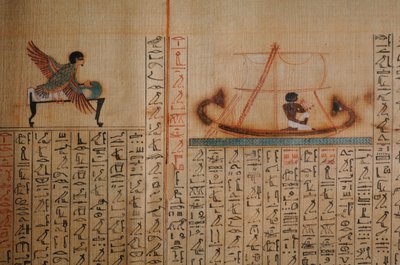 Maiherpri Papyrus, Dodenboek, uit onberoofde tombe in Vallei der Koningen door Kenneth Garrett