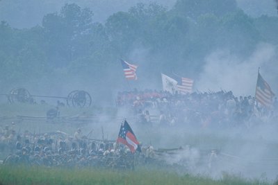 Manassas Battle heropvoering, Burgeroorlog, 2004 door Kenneth Garrett