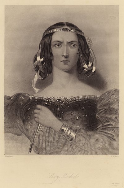 Shakespeare: Macbeth, Lady Macbeth, Act 2, Scene 2 door Kenny Meadows