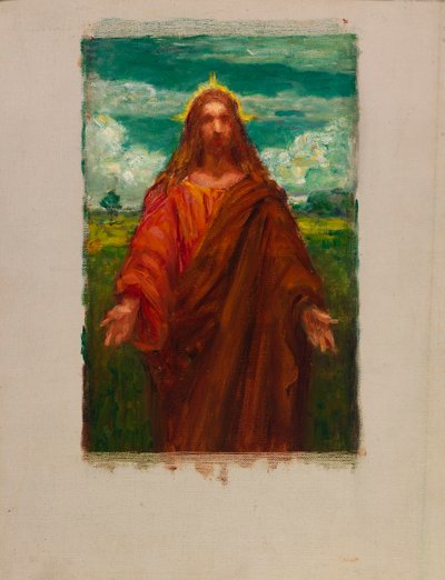 Studie voor "Christus door Kenyon Cox