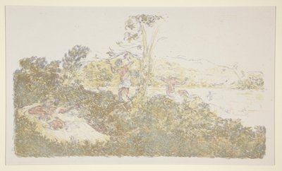 Personages aan de kust door Ker Xavier Roussel