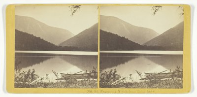 Franconia Notch vanaf Echo Lake door Kilburn Brothers, BW Kilburn