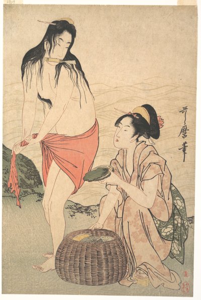 Abalone Divers door Kitagawa Utamaro