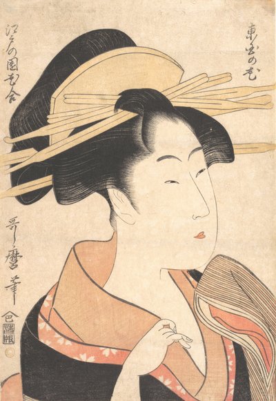 Azumaya no Hana, ca. 1790 door Kitagawa Utamaro