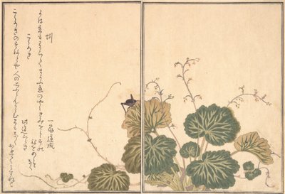 Aardworm Mimizu, Krekel Korogi..., 1788 door Kitagawa Utamaro