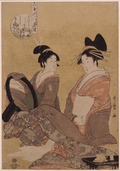 Hanamurasaki van de Tamaya, 1793 door Kitagawa Utamaro