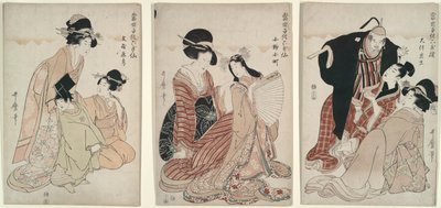 Mitate Onsterfelijke Dichters door Kitagawa Utamaro