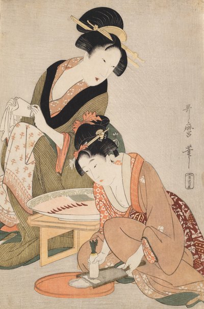  door Kitagawa Utamaro