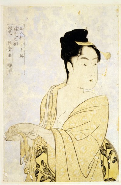 De zorgeloze type, uit de serie Tien typen in de fysiognomische studie van vrouwen door Kitagawa Utamaro