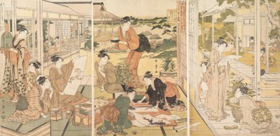 De Vier Vaardigheden Kinkishoga, ca. 1788-90 door Kitagawa Utamaro