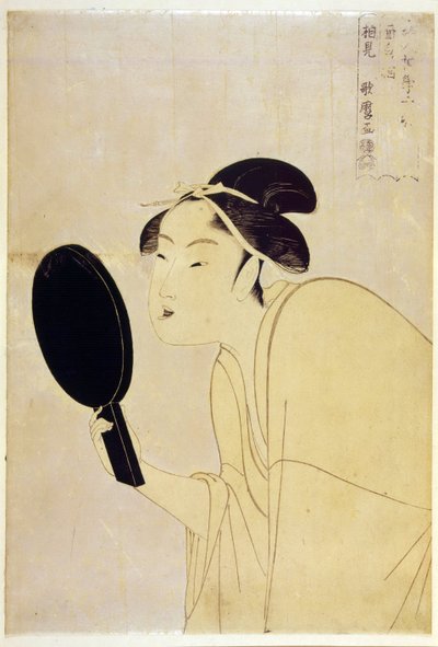 Het interessante type door Kitagawa Utamaro