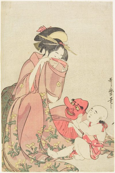  door Kitagawa Utamaro