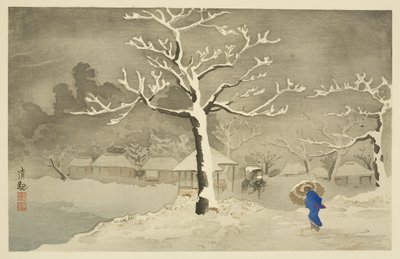 Onderste oever bij Mimeguri, Mukojima door Kiyochika Kobayashi