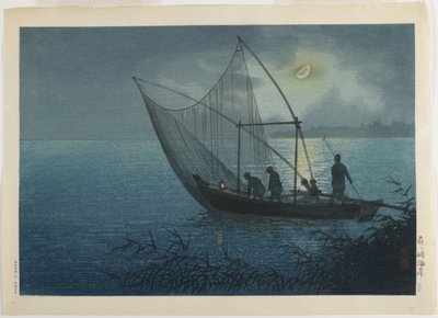 Morigasaki strand, ca. 1930-1940 door Koitsu Tsuchiya