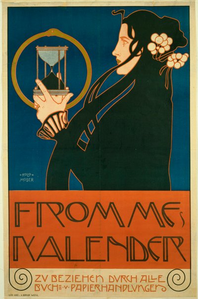 Frommes Kalender door Koloman Moser