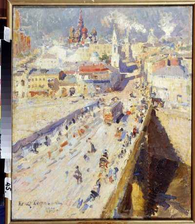 Oud Moskou door Konstantin Alekseevich Korovin