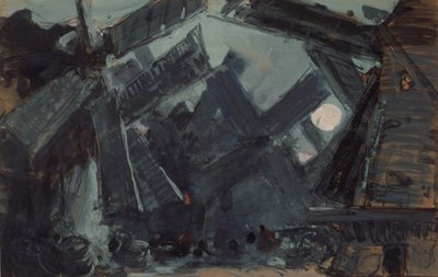 Decorontwerp voor het ballet Don Quichot door L. Minkus door Konstantin Alekseevich Korovin
