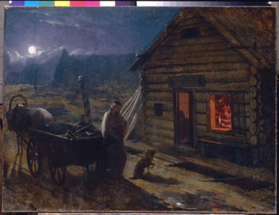 Voor een taverne door Konstantin Alexandrovich Trutovsky