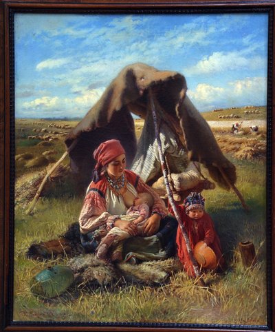 Maaier door Konstantin Egorovich Makovsky