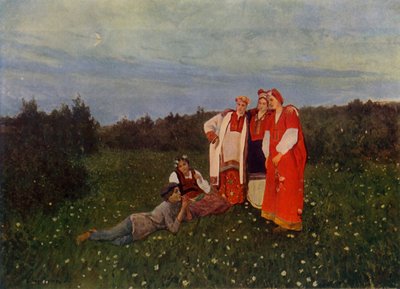 Lied van de Lente, 1892 door Konstantin Alekseevich Korovin