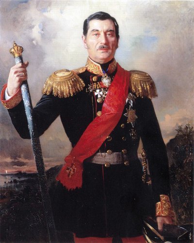 J. M. Nordenstam door Makovsky (kleur) door Konstantin Makovsky