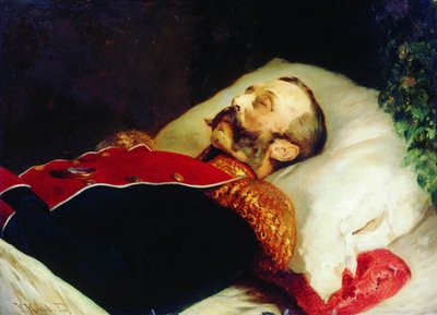 Konstantin Makovski Alexander II op het toneel 1881 door Konstantin Makovsky