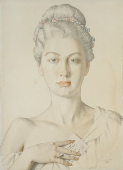 Imaginaire portret van Cécile de Volanges in Choderlos de Laclos