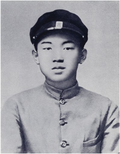 Kameraad Kim Il-sung in zijn schooljaren door Korean Photographer