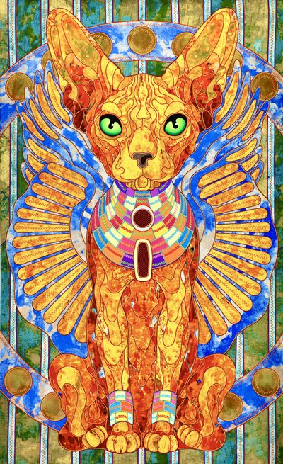 Goudvleugelige Sphynx door Kostyantin Malginov