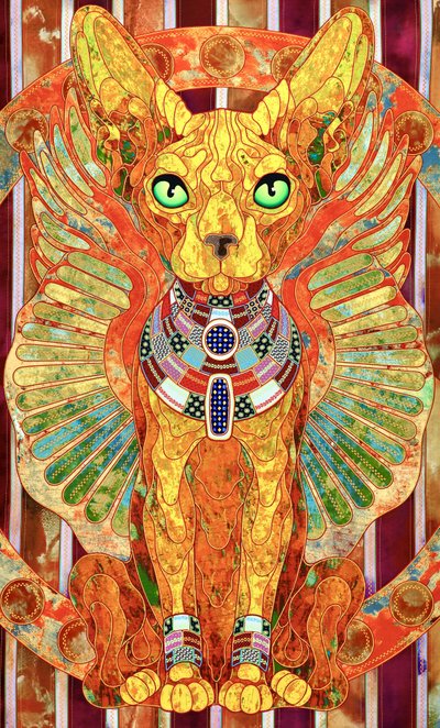 Mystieke Egyptische kat door Kostyantin Malginov