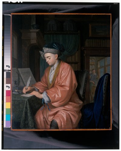 Een dokter in zijn studeerkamer door Krzyztof (1659 1729) Lubieniecki