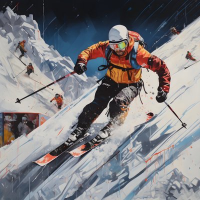 Het tweehonderdvierenzestigste schilderij sinds de tweede keer dat de koudste winternachten voorbij zijn 2 door Kurt Heppke