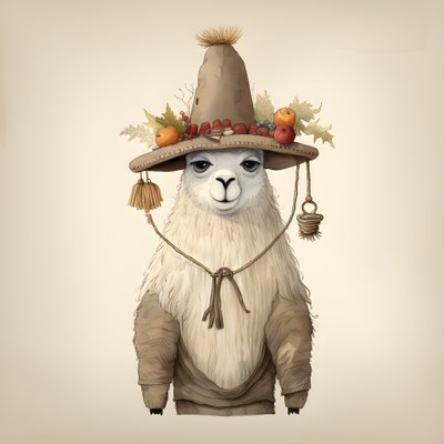 Lama, 18e eeuw Amerika 2 door Kurt Heppke