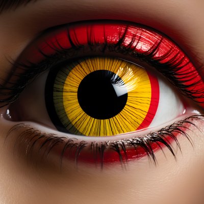 Een oog dat eruitziet als een doelwit 3 door Kurt Heppke