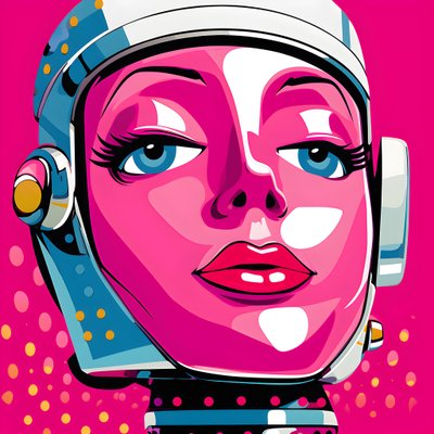 Hot pink lippen 1 door Kurt Heppke