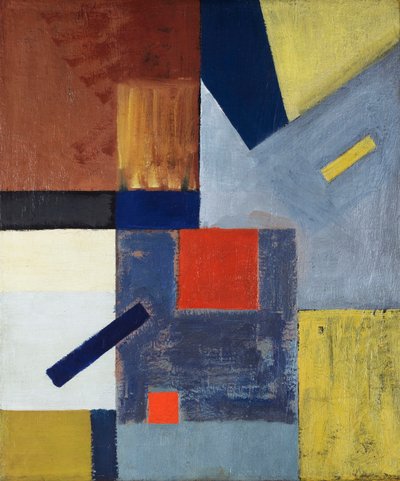 Abstracte Compositie, 1923-1924 door Kurt Schwitters