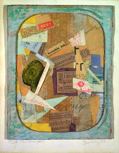 Onzichtbare inkt door Kurt Schwitters