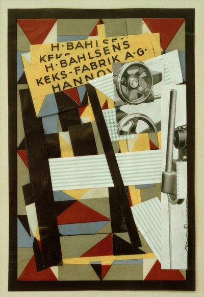 Koekjesfabriek AG door Kurt Schwitters