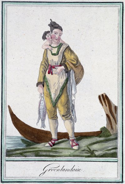 Groenlandse - in "Encyclopedie van Reizen" door J. Grasset Saint Sauveur, ed. Deroy, Parijs door L.F. Labrousse