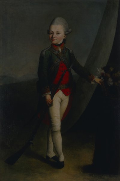 Portret van Pyotr Alexeyevich Turchaninov 1769-1815, 1777 door L.S. Stanishchevsky