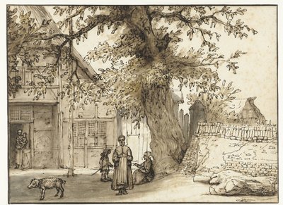 Herberg te Anrath door Lambert Doomer