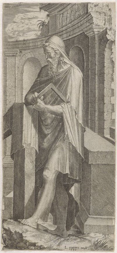 Apostel Judas Taddeüs door Lambertus Suavius
