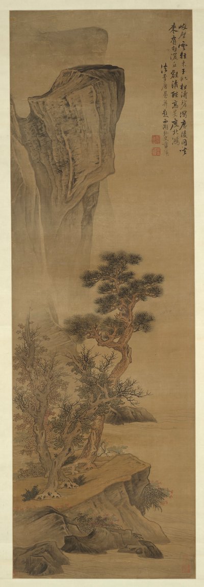 Landschap in de stijl van Li Tang door Lan Ying