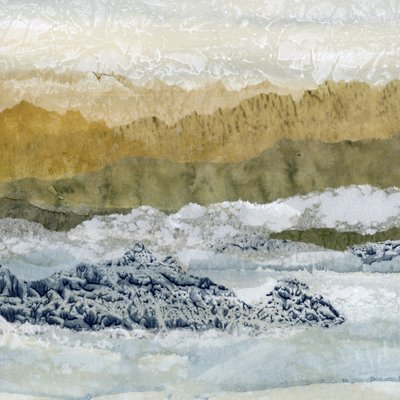 Abstracte berglagen door Lara Eckerman