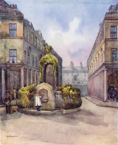 Bath Street en Mineraalwaterfontein door Laura Annie Happerfield