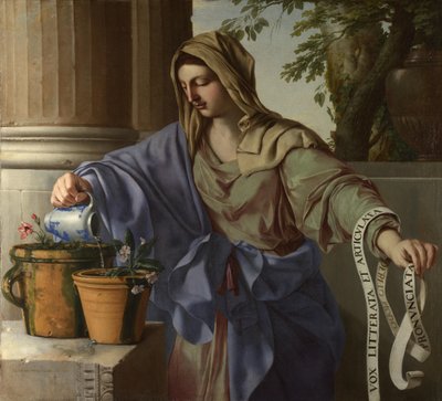 Allegorie van Grammatica, 1650 door Laurent La Hyre de