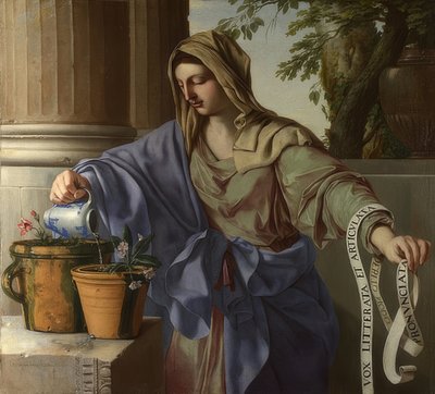Allegorie van de grammatica door Laurent de la Hyre