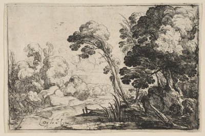 Rivier in het Bos door Laurent de la Hyre